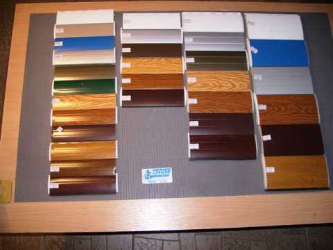 uzorci boja za roletne i garažna vrata